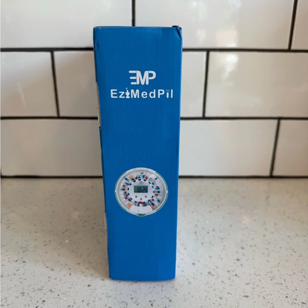NIB EziMedPil 28-Day Automatic Pill Dispenser w/ Alarm